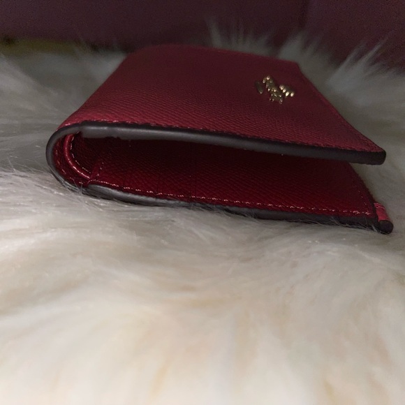 Coach Red Leather Wallet - Picture 4 of 8